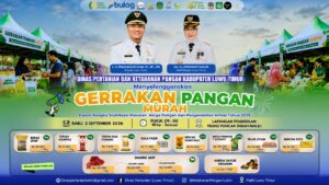 Gerakan Pangan Murah di Luwu Timur yang digelar di Trans Puncak Indah Malili