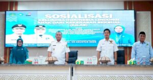 Sosialisasi KILAS pencegahan kekerasan pada anak di Luwu Timur yang dibuka Bupati Irwan Bachri Syam