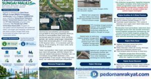 Flyer normalisasi atau pengerukan tahap 2 Sungai Malili oleh BBWS Pompengan-Jeneberang di Luwu Timur