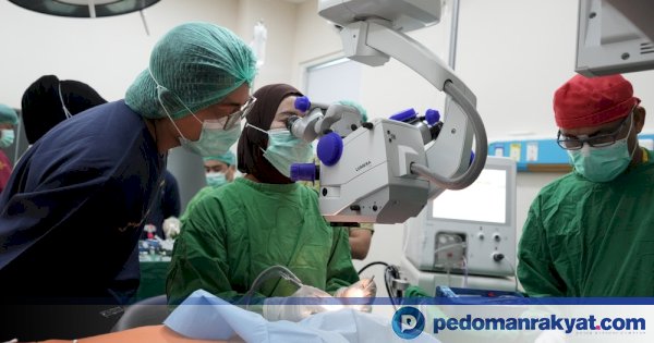 Berita Lutim tentang operasi katarak gratis bagi lansia di RSUD Labuang Baji