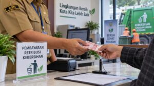 Sosialisasi pedoman teknis retribusi kebersihan rumah tangga PNS Pemkot Palopo dalam berita lutim