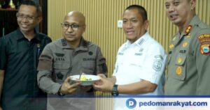 Bupati Luwu Timur Irwan Bachri Syam bersama Forkopimda di Kantor Kejari Lutim saat HUT Kejaksaan ke-81