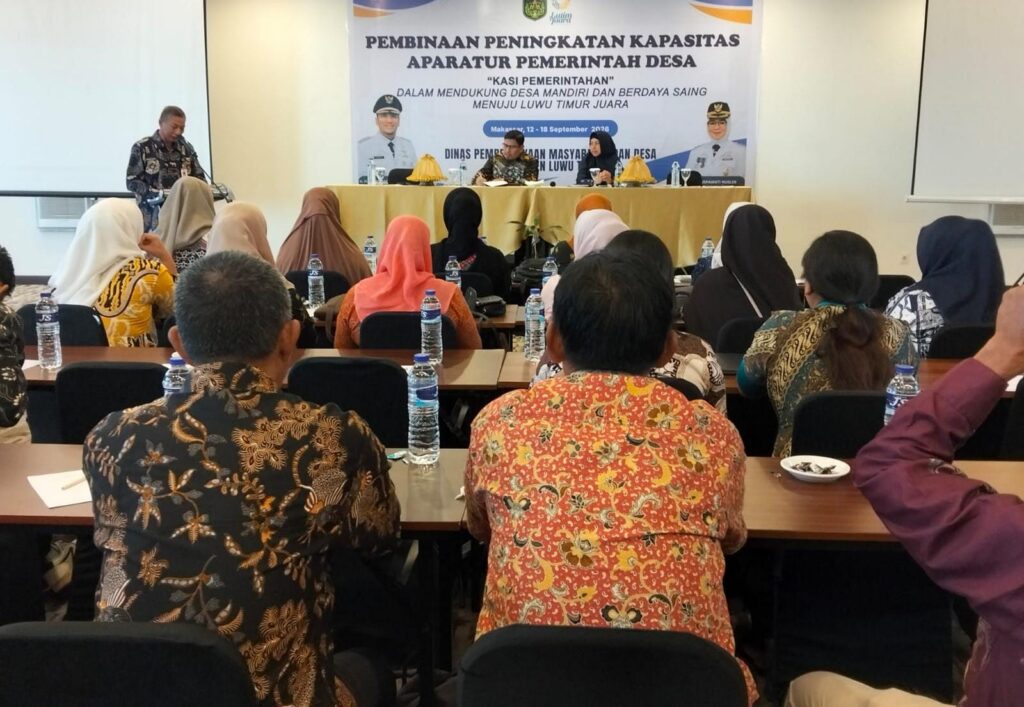 Pelatihan peningkatan kapasitas aparatur pemerintah desa Luwu Timur di Makassar