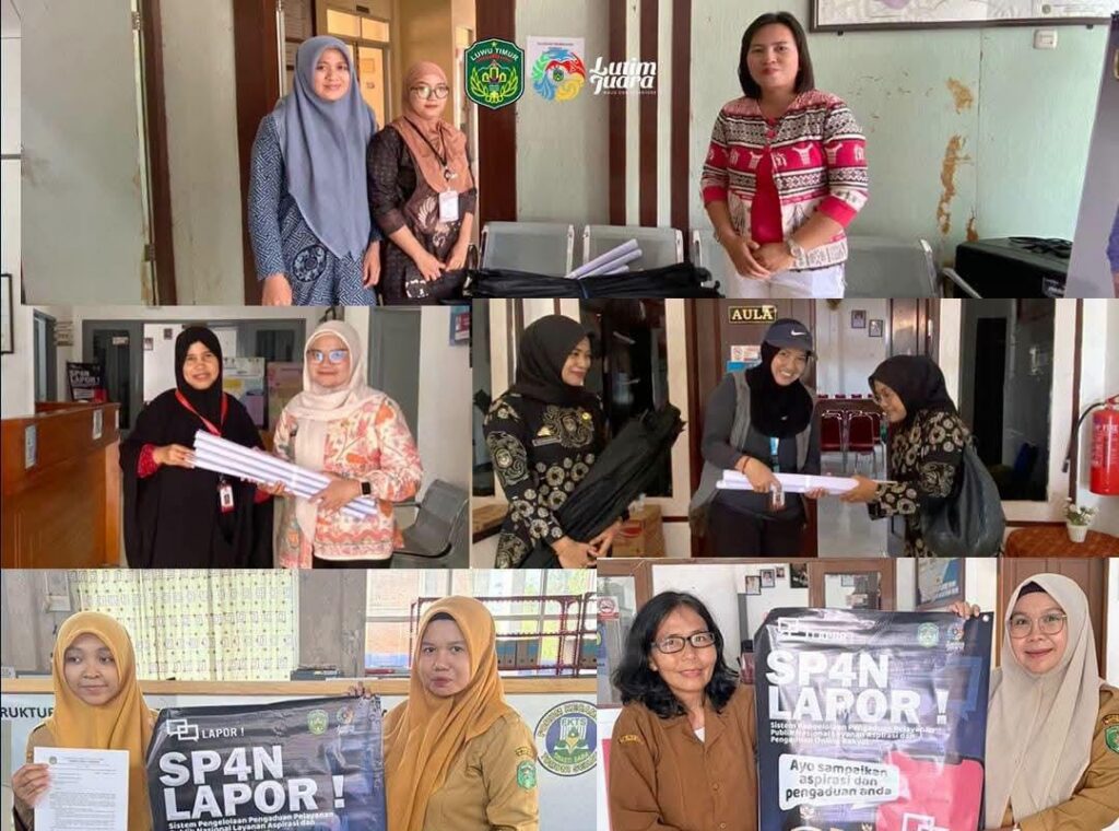 Banner pengaduan SP4N-LAPOR! dipasang di kantor kecamatan dan desa, berita luwu timur