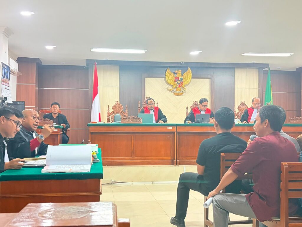 Ilustrasi persidangan dua perkara dugaan korupsi asal Luwu Timur di Pengadilan Tipikor Makassar