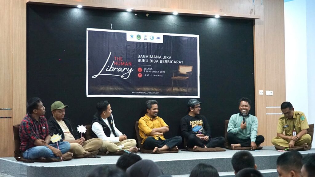 Peserta kegiatan Human Library DPK Luwu Timur di Gedung Perpustakaan Malili, berita luwu timur