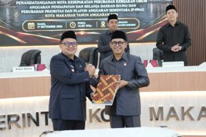 Luwu Timur dan kesepakatan KUPA-PPAS Perubahan 2026 Kota Makassar di Aula Sipakatau Balai Kota Makassar