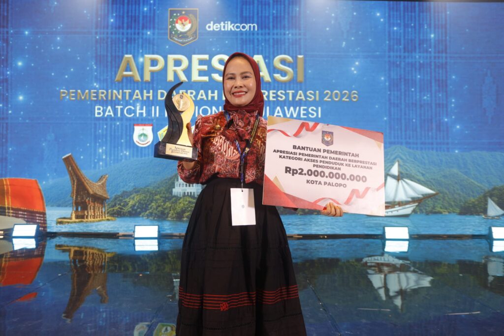 Penghargaan akses dan layanan pendidikan untuk Kota Palopo pada Apresiasi Pemda Berprestasi 2026 Regional Sulawesi, relevan bagi pendidikan Luwu Timur