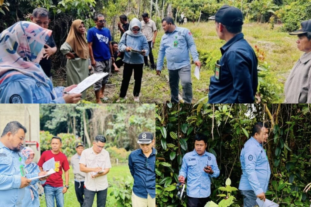 Pemeriksaan setempat pengadilan atas objek sengketa di desa Luwu Timur