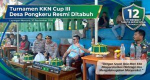 Legislator Fraksi PAN Luwu Timur pada pembukaan turnamen sepak bola di Malili