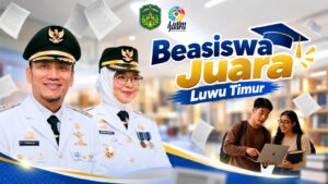 Calon penerima beasiswa Luwu Timur saat pengumuman penerima beasiswa daerah