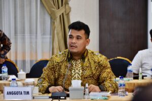Anggota DPR RI Komisi III Fraksi Gerindra Andi Amar Ma'ruf Sulaiman saat kunjungan kerja, kaitannya dengan kepastian hukum pelaku UMKM Luwu Timur