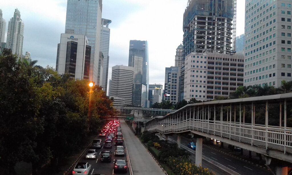 Kawasan Sudirman, Jakarta, tempat aktivitas pasar modal dan perkantoran di ibu kota