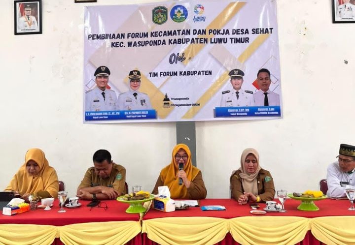 Pembinaan Forum Kecamatan dan Pokja Desa Sehat Luwu Timur untuk penyelenggaraan Kabupaten/Kota Sehat