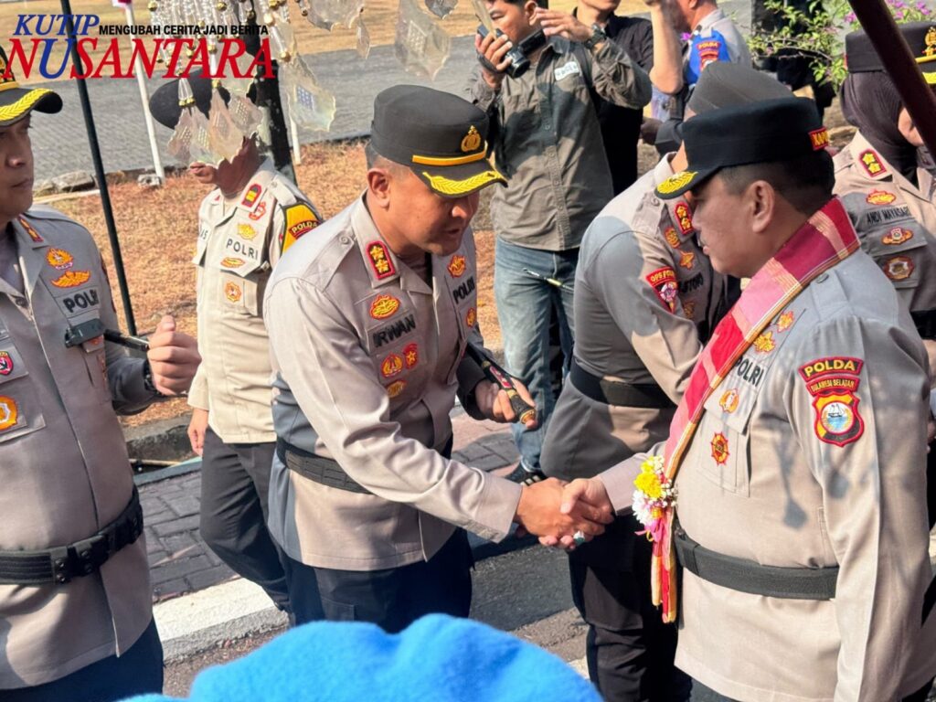 Penyambutan Kapolda Sulawesi Selatan di Mako Polda Sulsel yang dihadiri Kapolres Luwu Timur, berita luwu timur hari ini