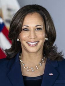 Potret resmi Kamala Harris saat menjabat Wakil Presiden Amerika Serikat