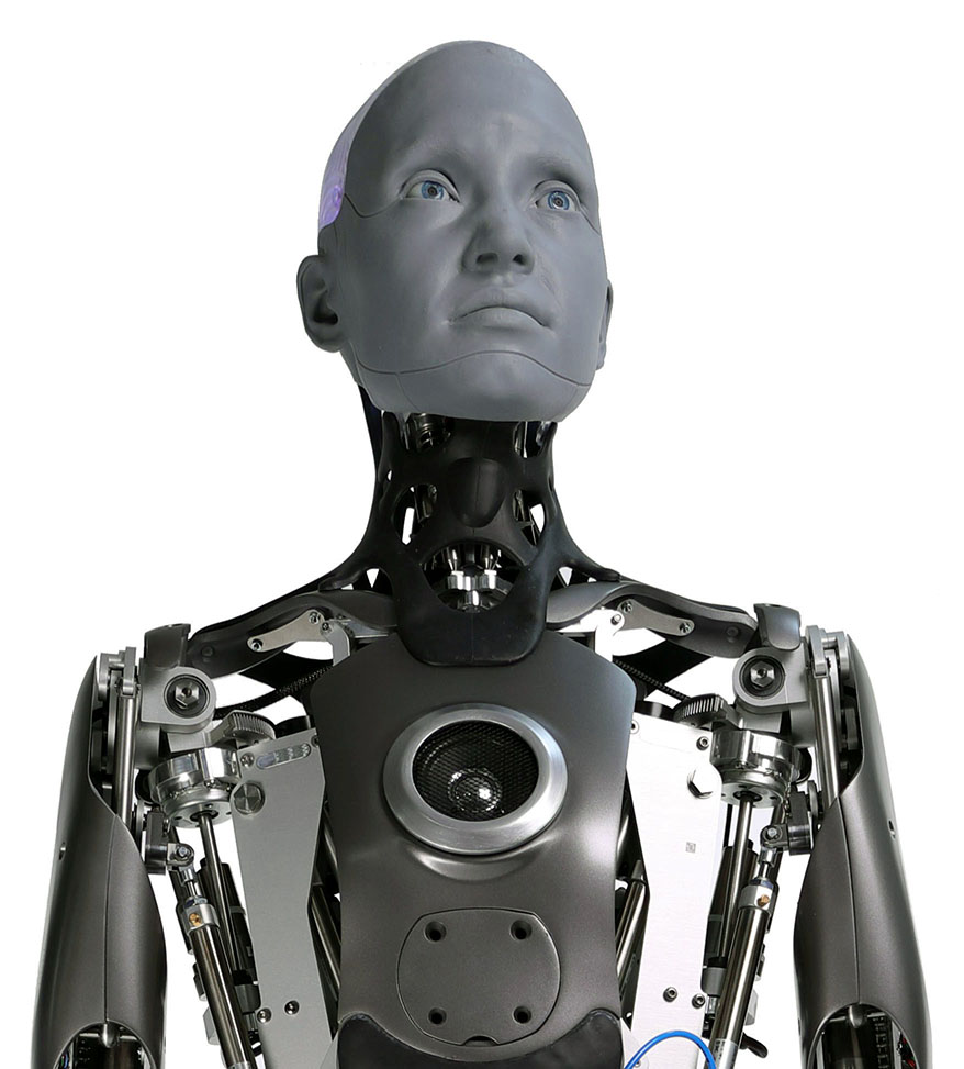 Robot humanoid generasi awal sebagai ilustrasi perkembangan kecerdasan buatan