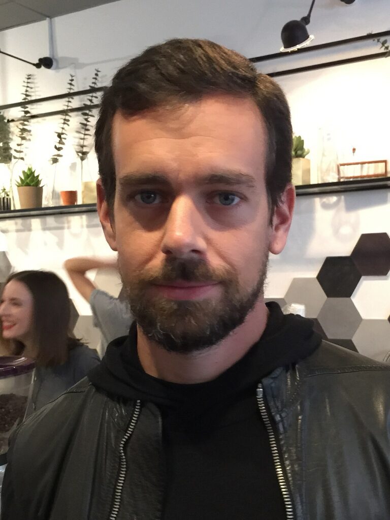 Pendiri Block Jack Dorsey saat berada di London pada November 2014