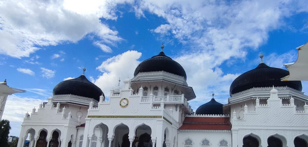 Masjid Raya Baiturrahman di Banda Aceh, Provinsi Aceh