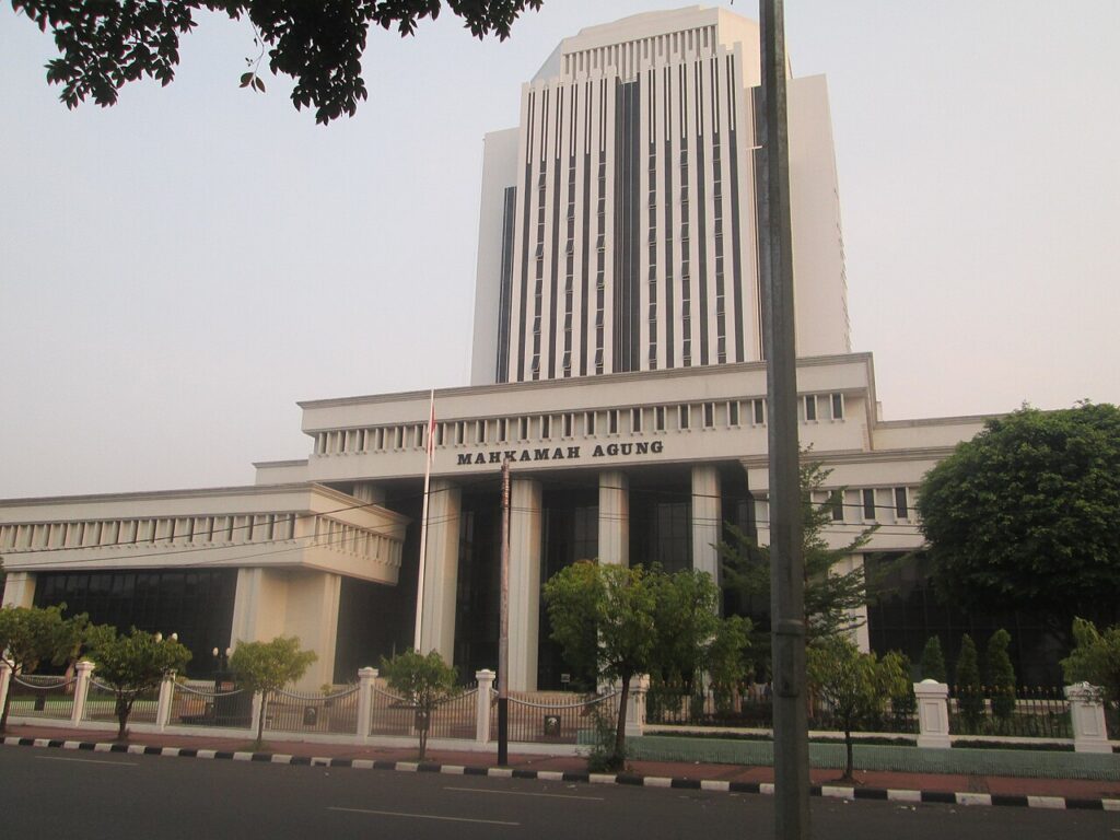Gedung Mahkamah Agung Republik Indonesia di Jalan Medan Merdeka Utara, Jakarta