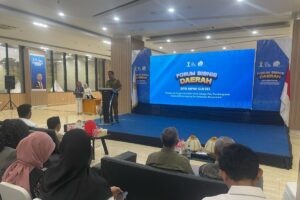 Suasana Forum Bisnis Daerah BPD HIPMI Sulawesi Selatan di Makassar, kanal penguatan pengusaha muda termasuk pelaku usaha Luwu Timur