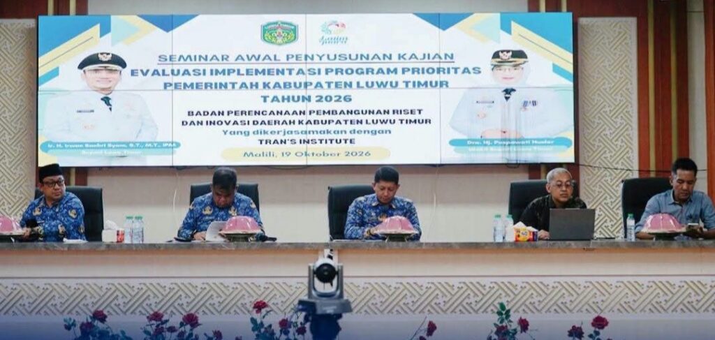 Seminar evaluasi program prioritas Pemkab Luwu Timur di Aula Sasana Praja Malili