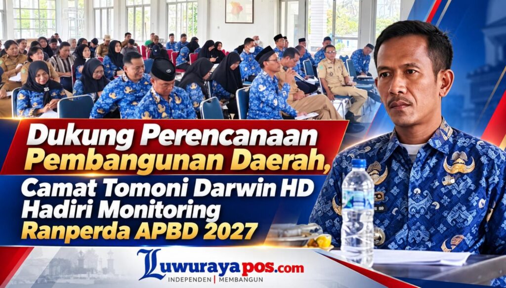 Luwu Timur: monitoring Ranperda APBD 2027 bersama Camat Tomoni dan anggota DPRD Dapil IV di Tomoni Timur