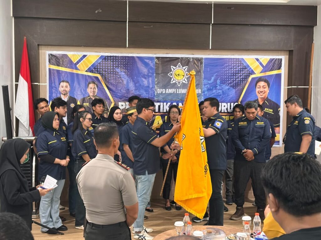 Pelantikan pengurus DPD AMPI Luwu Timur periode 2026-2031 di Malili