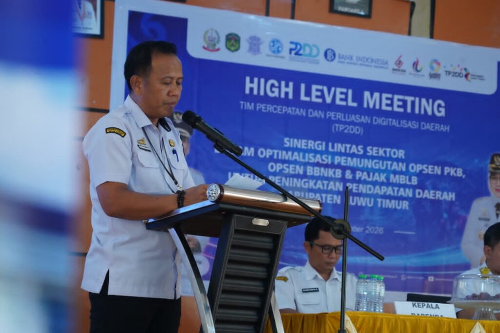 Wakil Bupati Luwu Timur Puspawati Husler memimpin High Level Meeting penguatan PAD, sejalan dengan dorongan PAN Luwu Timur