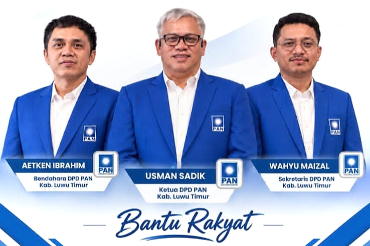 Jajaran pengurus dan kader PAN Luwu Timur dalam agenda konsolidasi partai di Luwu Timur