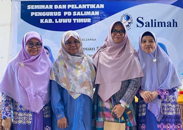 Suasana pelantikan SALIMAH Luwu Timur di Nuha yang dihadiri legislator PAN Luwu Timur