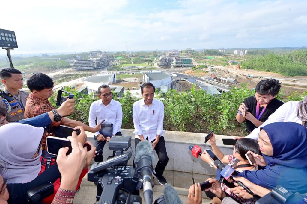 Kawasan Istana Garuda di Ibu Kota Nusantara, Penajam Paser Utara, Kalimantan Timur
