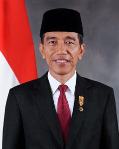 Potret resmi Presiden ke-7 Republik Indonesia Joko Widodo
