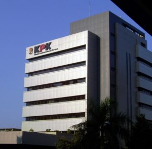Gedung Komisi Pemberantasan Korupsi di kawasan Kuningan, Jakarta