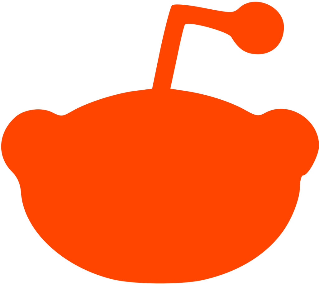 Maskot Reddit, Snoo, dengan latar polos