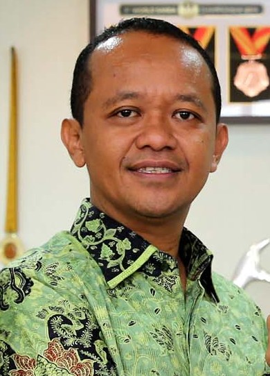 Menteri ESDM Bahlil Lahadalia dalam sebuah forum pengusaha