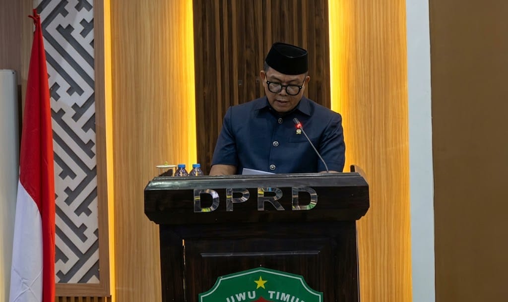 Suasana pembahasan APBD 2027 DPRD Luwu Timur soal daya hibah tambang lutim