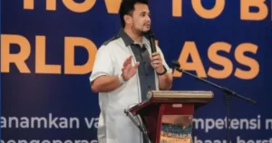 Suasana program kaderisasi kepemimpinan Hipmi Sulawesi Selatan di Makassar, jalur pelatihan pengusaha muda termasuk pelaku UMKM Luwu Timur