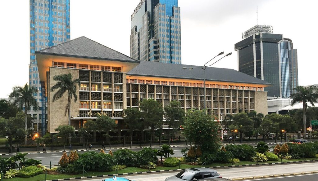 Gedung lama Bank Indonesia di kawasan Kota Tua Jakarta