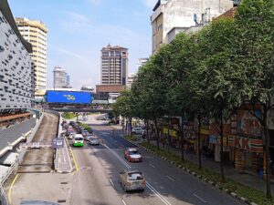 Suasana Jalan Pudu di Kuala Lumpur, Malaysia, kawasan tempat penggerebekan berlangsung