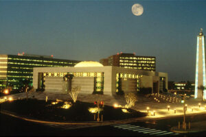 Kawasan perkantoran Saudi Aramco di Dhahran, Arab Saudi