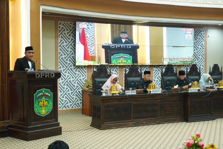 Viral Luwu Timur: anggota DPRD Luwu Timur menyampaikan apresiasi atas sukses Expo Koperasi dan UMKM Sulsel di Sorowako