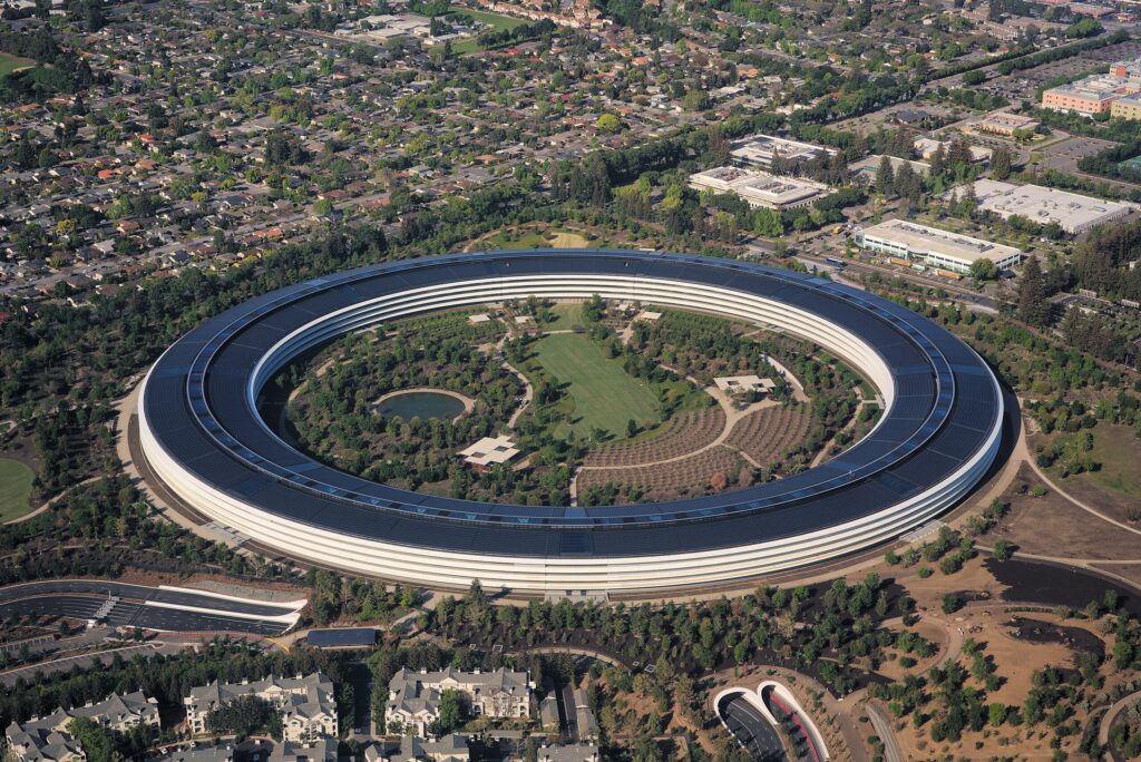 Kantor pusat Apple di Cupertino, California, Amerika Serikat