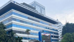Gedung Kementerian Komunikasi dan Digital Republik Indonesia di Jakarta