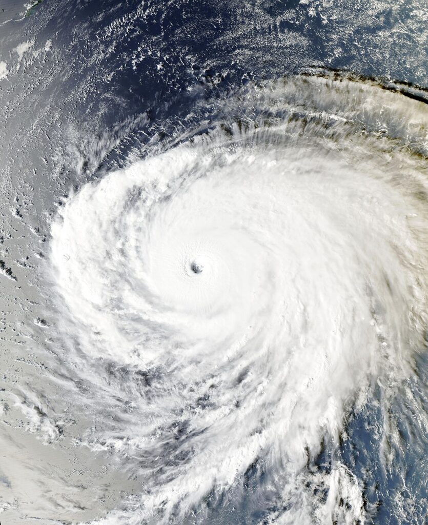 Citra satelit Topan Champi di atas Samudra Pasifik pada 20 Oktober 2026